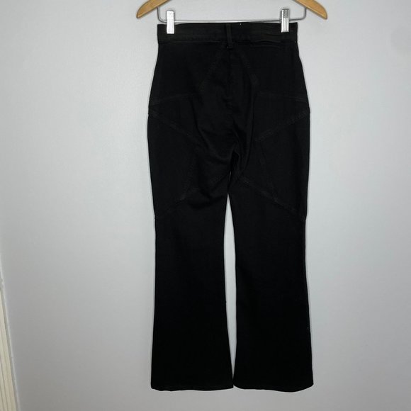 Revice Venus Flare Jeans in Jet Black Wash - Picture 3 of 12